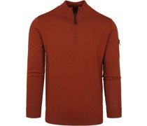 Half Zip Pullover Brique