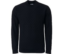 Pullover Jacquard Knitted Navy