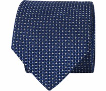 Krawatte Druck Blau