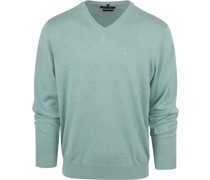 Pullover V-Ausschnitt Mintgrün