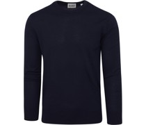 Trui Wolle Navy