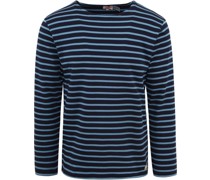 Houat Pullover Navy Streifen