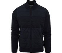Strickjacke Uni Dunkelblau