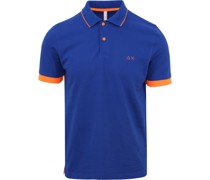 Poloshirt Small Stripe Royal Blau