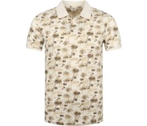 Pique Polo Bowie Palm Beige