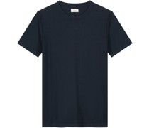 Knitted T-shirt Dunkelblau