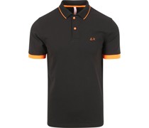 Poloshirt Small Stripe Schwarz