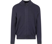 Kerlouan Strickjacke Wolle Navy