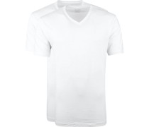 T-Shirt/ Unterziehshirt Regular Fit V-Hals 2er Pack