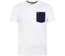 T-Shirt Pocket Weiß