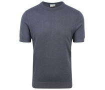 T-Shirt Leinen Blau