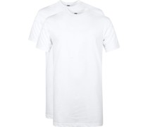 T-Shirt Virginia Weiß Extra Lang (2er-Pack)