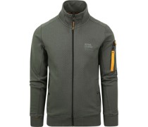 Zip Jacket Interlock Grün