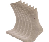 Classic 3-Pack Socken Beige