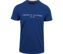 T-shirt Logo Mittelblau