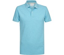 Poloshirt Aquablau Melange