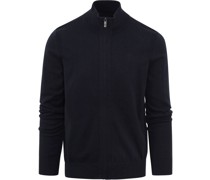 Strickjacke Dunkelblau