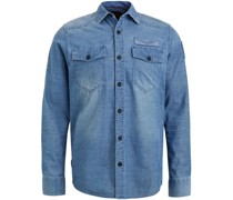 Hemd Corduroy Blau