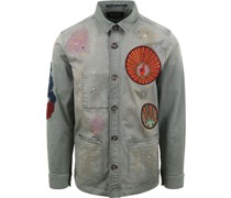 Scotch & Soda Overshirt Grün