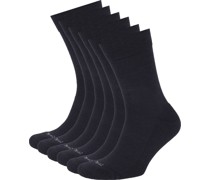 Merino Socken Navy 6-Pack