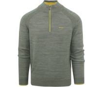 (NZA) Half Zip Pullover Kurow Grün