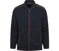 Strickjacke Struktur Dunkelblau