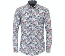 Freizeithemd Multicolour Pflanzen