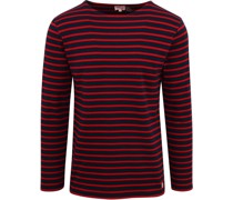 Houat Pullover Streifen Navy