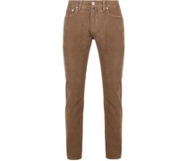 Trousers Lyon Future Flex Corduroy Braun