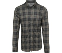 Hemd Kariert Beige
