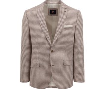Blazer Grou Kariert Beige