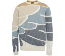 Pullover Intarsia Beige