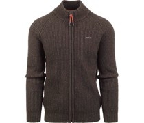 (NZA) Ngauruhoe Strickjacke Wool Dunkelgrün