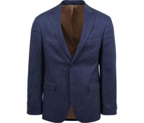Blazer Leinen Royal Blau