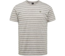 T-Shirt Streifen Braun