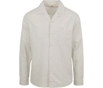 Hemd Kurt Streifen Off White