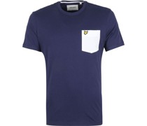 T-shirt Pocket Dunkelblau