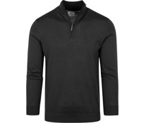 Half Zip Pullover Merino Anthrazit