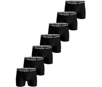 Boxershorts 7-Pack Schwarz