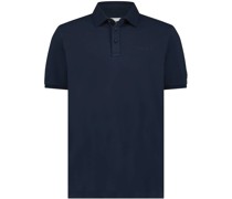 Pique Polo Logo Dunkelblau