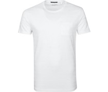 T-Shirt Relief Weiß
