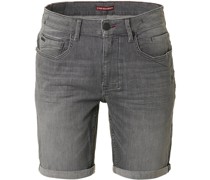 Short Denim Stretch Grau