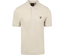 Lyle und Scott Polo Plain Ecru