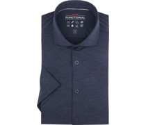 Kurzarmhemd The Functional Shirt Navy