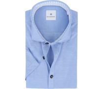 Hemd Jersey Blau