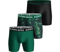 Björn Borg Performance Shorts 3er-Pack Blau