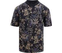T-Shirt Floral Navy
