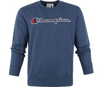 Sweater Script Logo Blau