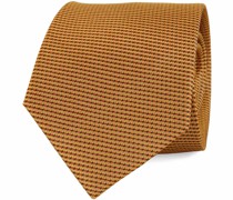 Krawatte Seide Gold Motiv