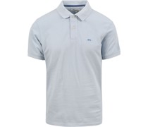 Piqué Polo Shirt Hellblau